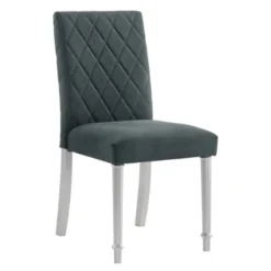 2pc Singger Writing Desk With Chair Gray - HOMES: Inside + Out -Baxton Studio Store GUEST 20862193 a01f 45f6 bfa6 9956017062dc