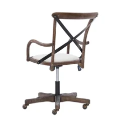 Carson Café Office Chair Gray - Linon -Baxton Studio Store GUEST 213d30dc 8b6d 4bcf 9609 f7338f2c6a43