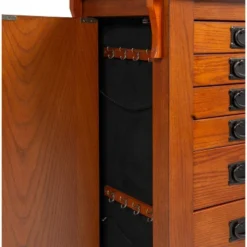 Delia Jewelry Armoire Brown - Powell Company -Baxton Studio Store GUEST 2245716a fa42 47af 9bbe f7ab634fcde4