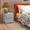Sorbus Nightstand With Drawers For Home Bedroom And More White
