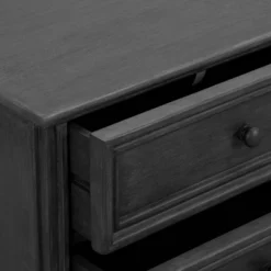 Webster 3 Drawer Storage Cabinet Dark Gray - Finch -Baxton Studio Store GUEST 228a2ef3 5665 4f82 b587 6ac95342fddb