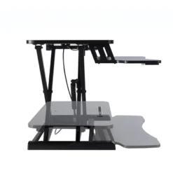 Adjustable Height Large Standing Desk Black - Atlantic -Baxton Studio Store GUEST 23159604 a951 4846 b76a 27f7e23679d0