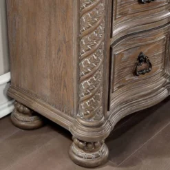 5pc Lellen Bedroom Set Beige/Rustic Natural Tone - HOMES: Inside + Out -Baxton Studio Store GUEST 233caf0e ff0e 4689 81da 2dc9447d3a06