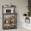Yaheetech Utility Kitchen Storage Rack With 4 Shelves