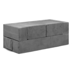 Delta Children Kids' And Toddlers Convertible Sofa And Play Set - Modular Foam Couch And Flip Out Lounger With 2 Ottomans - Gray - 3ct -Baxton Studio Store GUEST 24455f36 1671 48c7 bb47 e5390ff39ae0