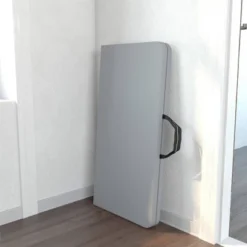 38.5" Fold In Half Multi-Purpose Card Table With Handle Gray - Room & Joy 7 38.5" Fold In Half Multi-Purpose Card Table With Handle Gray - Room & Joy -Baxton Studio Store GUEST 24a45e68 8f98 4831 9017 cf8f703ce244