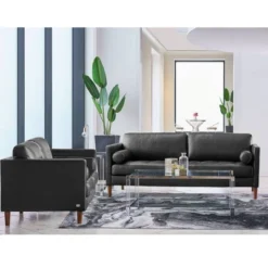 Sire Loveseat Charcoal - Picket House Furnishings -Baxton Studio Store GUEST 250b483d 2a87 4fc2 9234 117f3ee5fe91