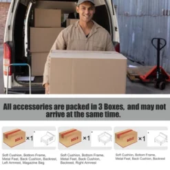 Costway Modern Modular 3-Seat Sofa Couch W/ Side Storage Pocket & Metal Leg GreenGrey -Baxton Studio Store GUEST 26b6fb1b 2335 4e41 80c5 442de0a1554f