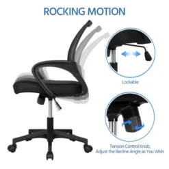Yaheetech Adjustable Ergonomic Computer Chair Office Chair -Baxton Studio Store GUEST 271e8911 36d7 4885 9790 f43d7a3ea28b