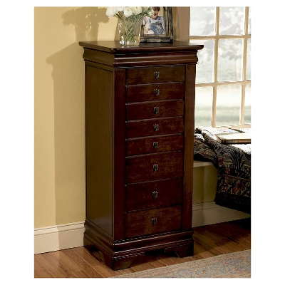 Josette Jewelry Armoire Cherry - Powell Company 2 Josette Jewelry Armoire Cherry - Powell Company - Image 2