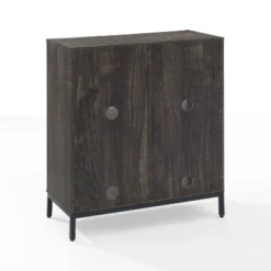 Jacobsen Record Storage Cube Bookshelf Brown Ash - Crosley -Baxton Studio Store GUEST 282cbf1c 8037 4c42 9e2f fef90e6ce65d