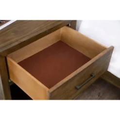 6pc Aurora Mid-Century Brown Bedroom Set With Upholstered Bed - Abbyson Living -Baxton Studio Store GUEST 2843dff5 6d94 496d 9e7c 5a1e2feb87f2