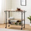 Munich Bar Cart With Wine Rack - South Shore