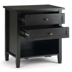 24" Norfolk Solid Wood Nightstand - WyndenHall -Baxton Studio Store GUEST 29ab5727 6fa8 4aad 9052 94f637352f09