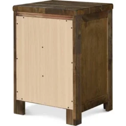 Stratford 3 Drawer Nightstand Rustic Brown - Finch -Baxton Studio Store GUEST 2a96db1c aff7 4559 b2f6 758896a3e080