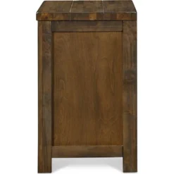 Stratford 3 Drawer Nightstand Rustic Brown - Finch -Baxton Studio Store GUEST 2a96f37a ebb8 4d6d 91c3 0c5267f690d8