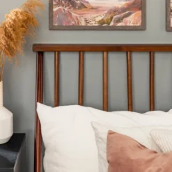 Boho Solid Wood Spindle Platform Bed - Saracina Home 25 Boho Solid Wood Spindle Platform Bed - Saracina Home -Baxton Studio Store GUEST 2e030a6f 4f27 4e38 93bf c028f836cd37