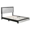 Blake Chevron Stitched Upholstered Platform Bed - Eco Dream