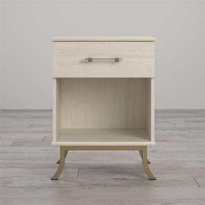 Little Seeds Monarch Hill Clementine Nightstand, White 1 Little Seeds Monarch Hill Clementine Nightstand, White