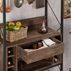 Orella Rustic Baker's Rack Reclaimed Oak - MiBasics -Baxton Studio Store GUEST 2f7dc649 057c 4f2b bc55 8a1778f512cf