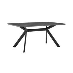 63" Rectangular Margot Top Finish Dining Table - Armen Living -Baxton Studio Store GUEST 2fc5c1e8 d72c 4137 8656 2db876409037