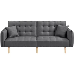 Yaheetech Convertible Sofa Bed Tufted Futon Couch With USB Ports For Living Room -Baxton Studio Store GUEST 2fd0b25a facf 4a8c 93db 370161b6f807