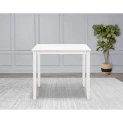 Wynnie Wood Counter Height Dining Table White - Abbyson Living
