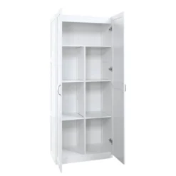 Set Of 2 Hopkins Modern 7 Shelf Freestanding Storage Closets - Manhattan Comfort 17 Set Of 2 Hopkins Modern 7 Shelf Freestanding Storage Closets - Manhattan Comfort -Baxton Studio Store GUEST 31674f3a fd01 46f9 b91c f29489e684e2