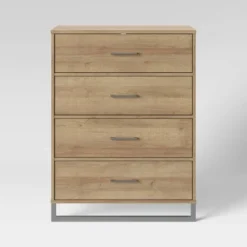 Mixed Material 4 Drawer Dresser - Room Essentials™ -Baxton Studio Store GUEST 316d418d 8f78 4949 8fcd 6421703ea1f3