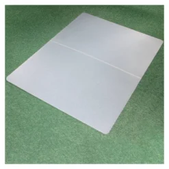 36"x48" Polypropylene Foldable Rectangular Chair Mat For Carpets White - Floortex -Baxton Studio Store GUEST 31ed3c54 1603 4360 88ae 48f48e3b71ce