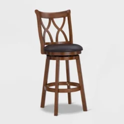 Madison Counter Height Barstool Rustic Oak - Powell Company -Baxton Studio Store GUEST 324cf1f1 4702 4f0c b67f 5d971b9221fe