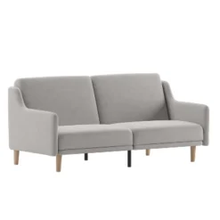 Flash Furniture Delphine Premium Convertible Split Back Sofa Futon With Curved Armrests And Solid Wood Legs -Baxton Studio Store GUEST 3316d526 f21c 4da7 abea 5619da478f15 1