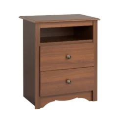 Prepac Open Shelf Nightstand Cherry - Monterey