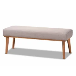 4pc Odessa Mid-Century Modern Fabric Upholstered Wood Dining Nook Set Walnut/Brown - Baxton Studio -Baxton Studio Store GUEST 3377fdea 3050 4e38 8ed8 d2162cc7e9a2