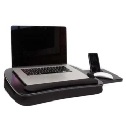 Sofia + Sam Multi Tasking Memory Foam Lap Desk (Black Top) - Supports Laptops Up To 15 Inches -Baxton Studio Store GUEST 35f70440 c891 4c69 8fe2 6870219f624c