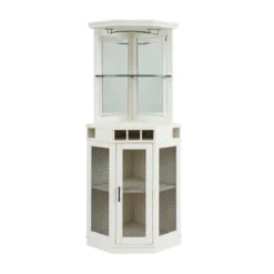 Corner Bar Unit With Mesh Doors - Home Source 15 Corner Bar Unit With Mesh Doors - Home Source -Baxton Studio Store GUEST 36d749fd f34c 4735 8b85 9568d3e9e5ad