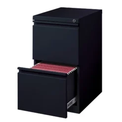 20" Deep 2-Drawer Pedestal File Cabinet - Hirsh -Baxton Studio Store GUEST 36e93d24 8bf8 4138 b0a0 b67014220bd5