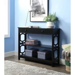 Omega 1 Drawer Console Table - Breighton Home -Baxton Studio Store GUEST 375e427f b332 4b90 b031 e01c6e6f4c50