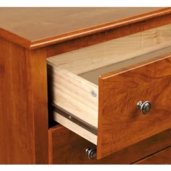 Prepac Open Shelf Nightstand Cherry - Monterey -Baxton Studio Store GUEST 396b5d69 e7f4 4fed 8b41 f346995aa445