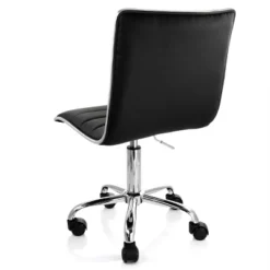 Elama Faux Leather Adjustable Rolling Office Chair In Black 10 Elama Faux Leather Adjustable Rolling Office Chair In Black -Baxton Studio Store GUEST 3a707ac7 b3b9 4c19 87da f430319b7686