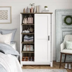 Sandlin Gentleman's Chest White - Room & Joy 9 Sandlin Gentleman's Chest White - Room & Joy -Baxton Studio Store GUEST 3a8142e8 1594 45e9 8518 4ddbcc10d0c3