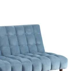 76" Yolandi Futon Teal Velvet/Dark Walnut Finish - Acme Furniture 11 76" Yolandi Futon Teal Velvet/Dark Walnut Finish - Acme Furniture -Baxton Studio Store GUEST 3adb875e 6e4c 4c59 88d3 0011d65b7aca