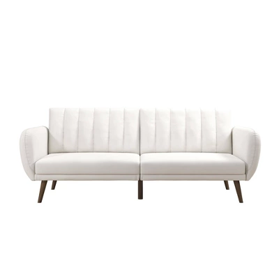 Brittany Futon Convertible Sofa Faux Leather - Novogratz 12 Brittany Futon Convertible Sofa Faux Leather - Novogratz - Image 12