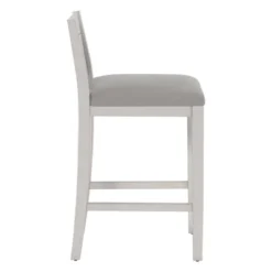 Fowler Wood Counter Height Barstool Sea White - Hillsdale Furniture -Baxton Studio Store GUEST 3c8d2884 8168 474d 9268 97ecf8cb9e25