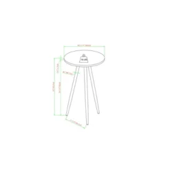 Modern Glam 3 Leg Round Side Table - Saracina Home 21 Modern Glam 3 Leg Round Side Table - Saracina Home -Baxton Studio Store GUEST 3cb3a2fb 6c73 4b94 a3f8 803aa8cb26cb