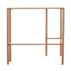 Keylon Metal/Glass Corner Desk Gold - Aiden Lane