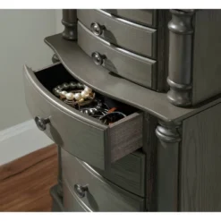 Sedalia Jewelry Armoire Gray - Powell Company -Baxton Studio Store GUEST 3d09f9d8 1938 497e 9933 e7a782f0d997