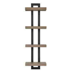 36" X 11" 4 Tier Ladder Bracket Floating Wall Shelf Unit - Danya B. 39 36" X 11" 4 Tier Ladder Bracket Floating Wall Shelf Unit - Danya B. -Baxton Studio Store GUEST 3dd55df5 87af 4de7 b646 df8f596069af