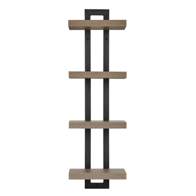 36" X 11" 4 Tier Ladder Bracket Floating Wall Shelf Unit - Danya B. 20 36" X 11" 4 Tier Ladder Bracket Floating Wall Shelf Unit - Danya B. - Image 20