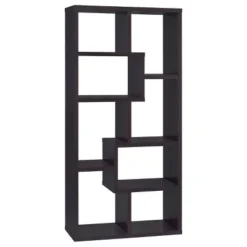 70.75" Theo 8 Shelf Bookcase - Coaster 24 70.75" Theo 8 Shelf Bookcase - Coaster -Baxton Studio Store GUEST 3e72ebc4 76b9 4566 b935 c8a96fa42818
